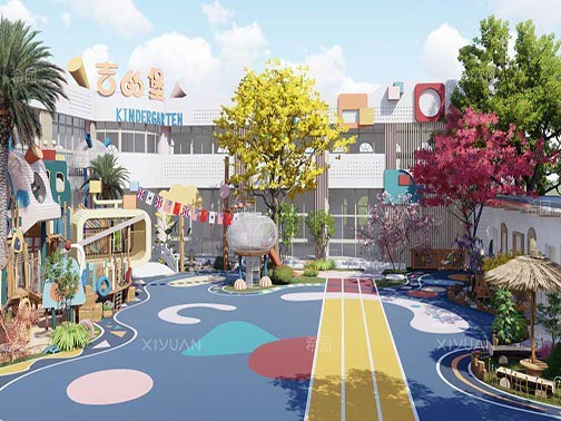 上海松江區(qū)吉的堡幼兒園戶(hù)外場(chǎng)地設(shè)計(jì)