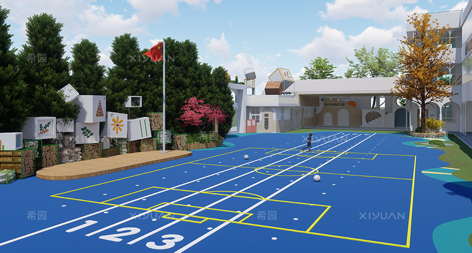 幼兒園足球場設(shè)計案例圖