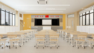 小學(xué)多媒體教室空間設(shè)計