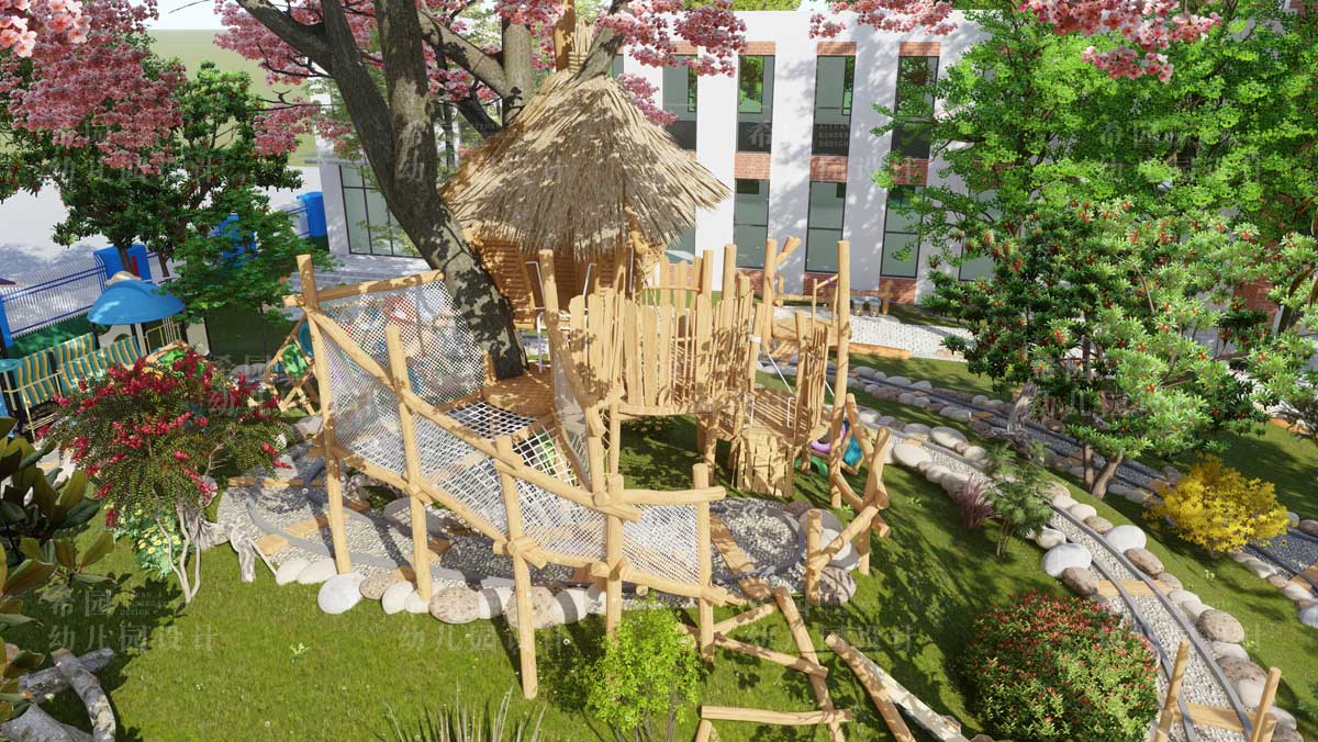 幼兒園室外運動拓展區(qū)