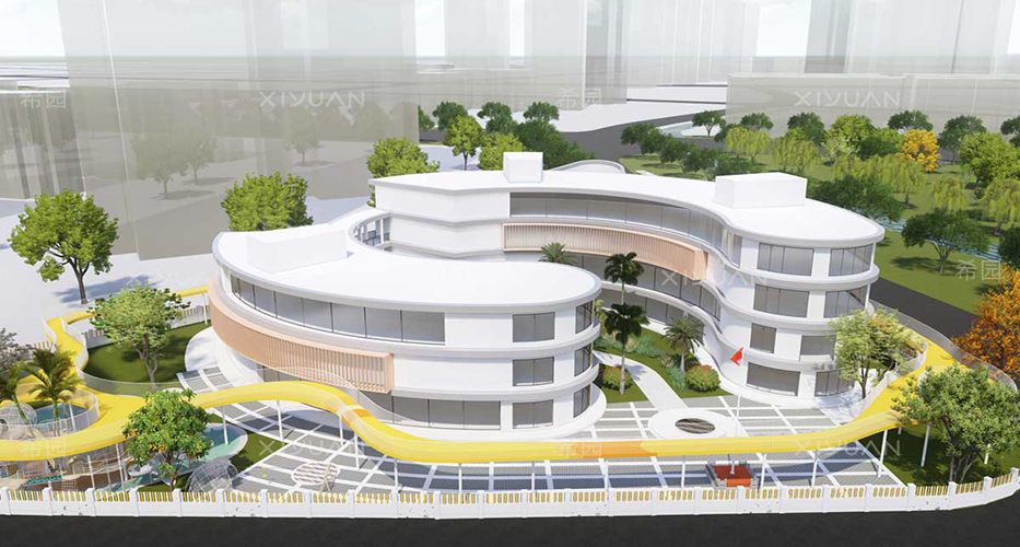 幼兒園建筑設(shè)計(jì)效果圖